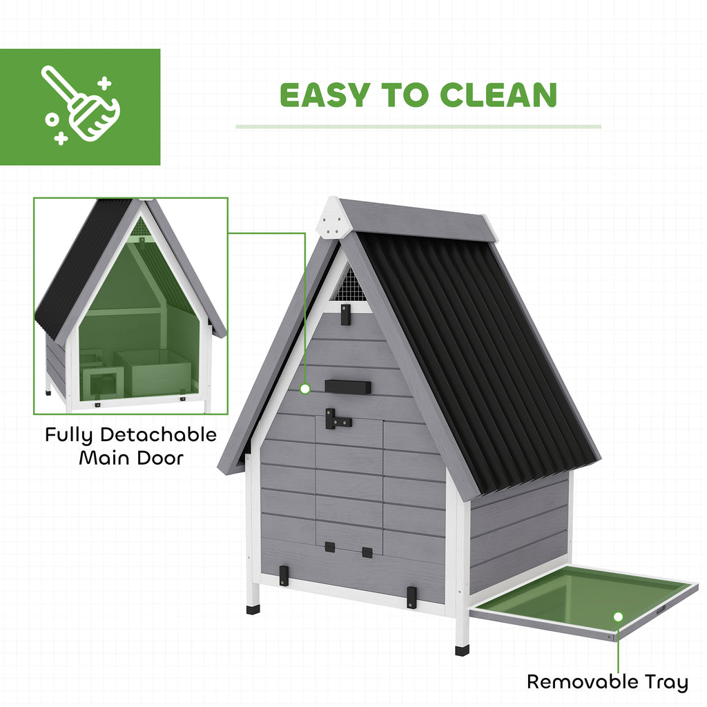 Chicken Coop for 2 Chickens with Nesting Box – view 8