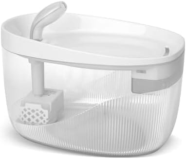 74oz/2.2L Cat Water Fountain, Automatic Indoor Pet Fountain Cat Water Dispenser with Ultra Quiet Pump