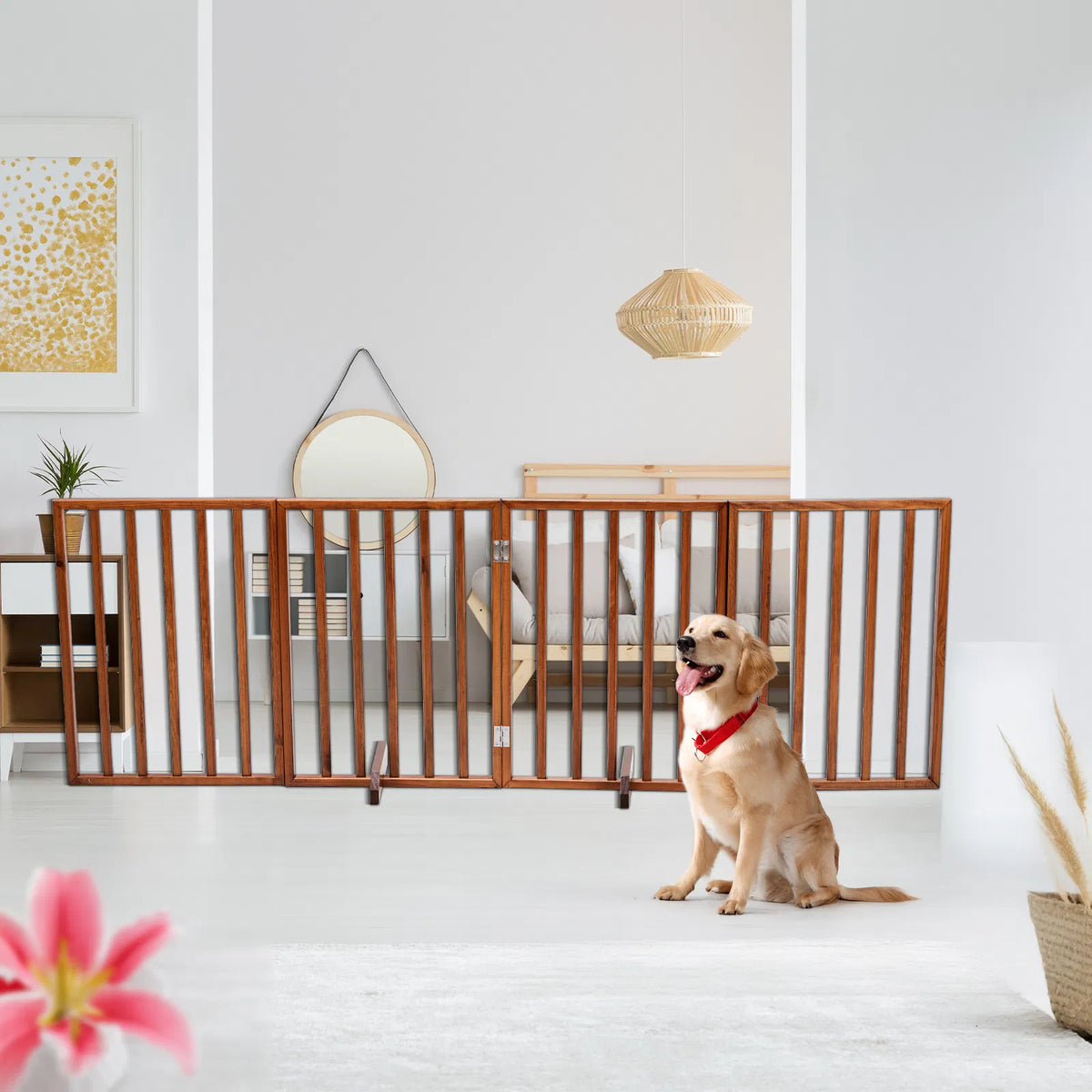 The Wooden Dog Fence Brown – view 7