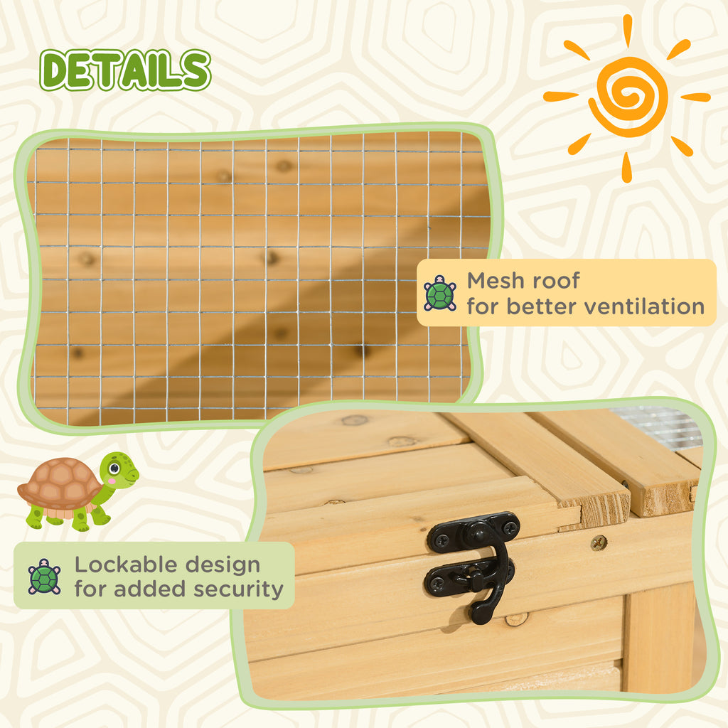 Wooden Reptile Cage with Top Access for Small Animals – view 8