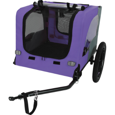 Collapsible Pet Bike Trailer with All-Terrain Wheels – view 7