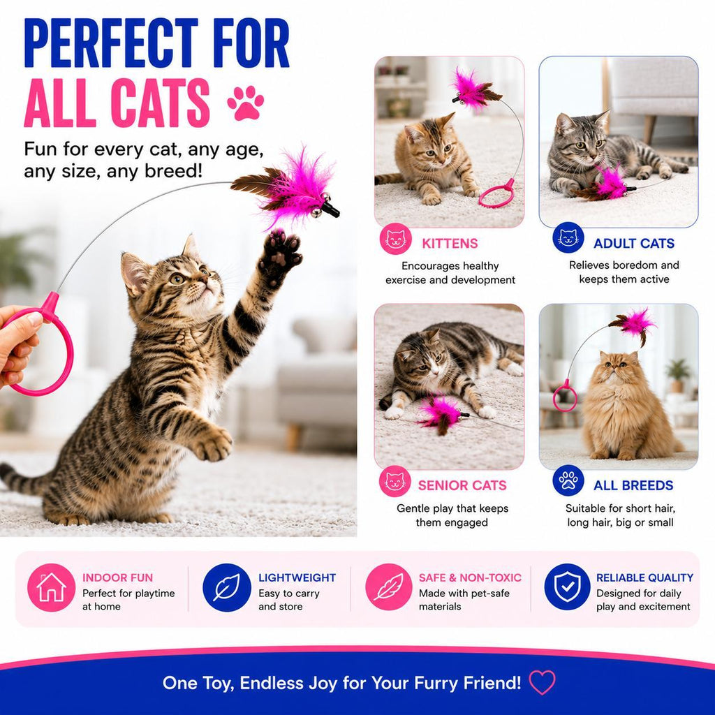 Wearable Cat Feather Collar Toy – view 9
