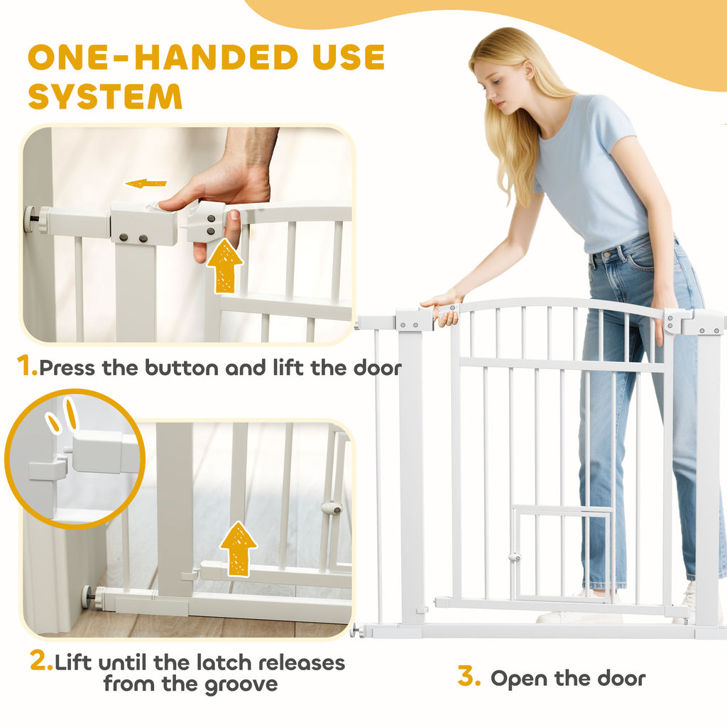 30" Extra Wide Walk Through Dog Gate – view 9