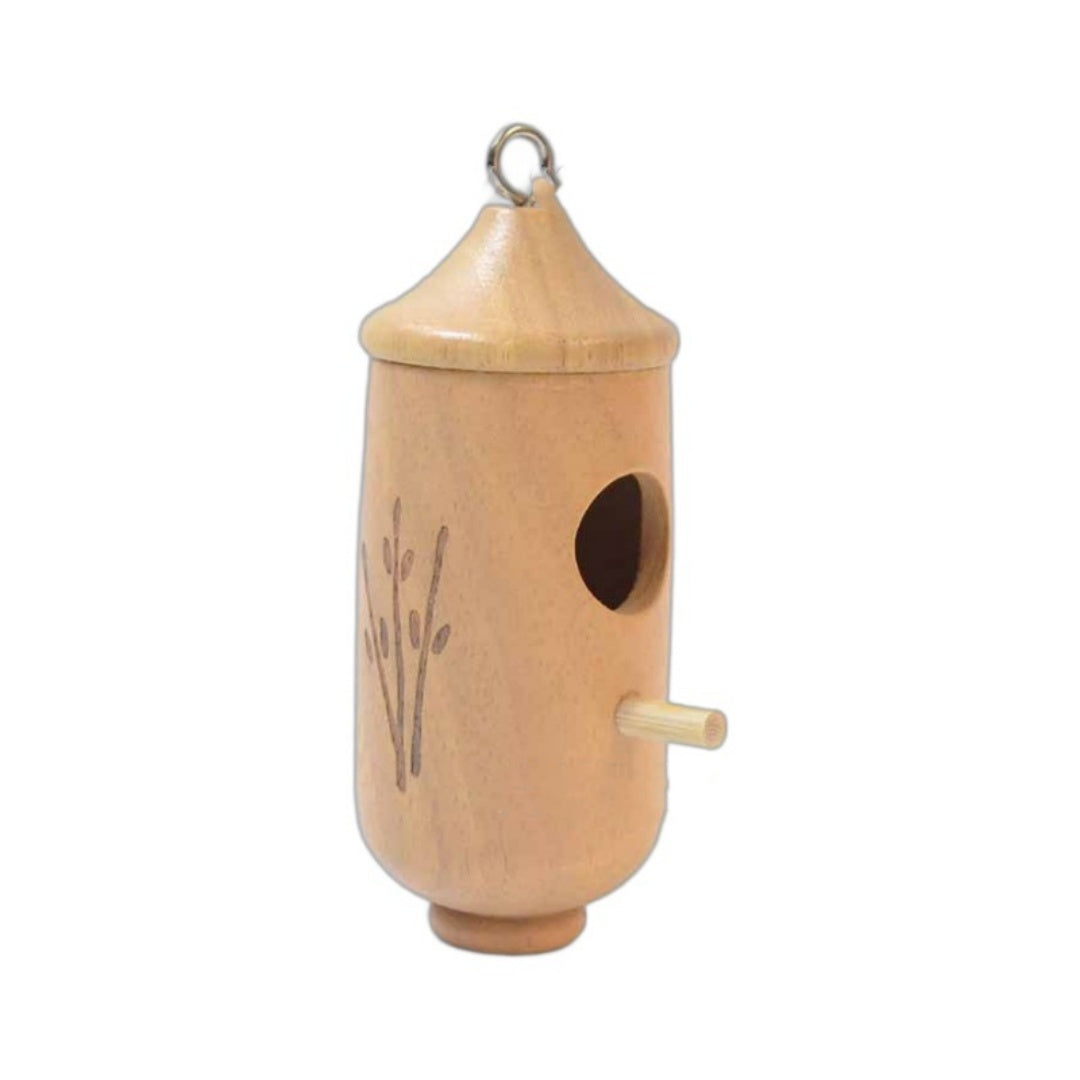 Hummingbird Hanging Swing Bird Nest House Wooden Craftwork – view 7