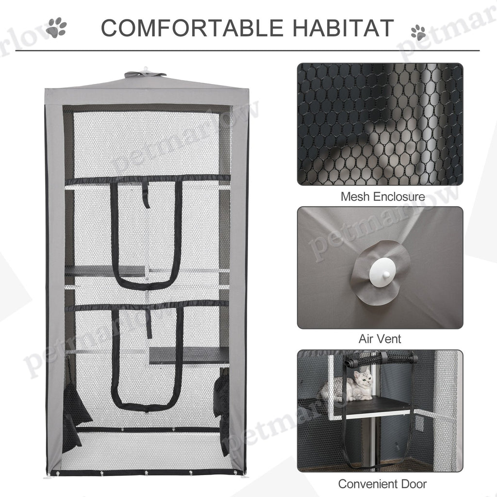 79" Cat House Kitten Enclosure Playpen – view 3