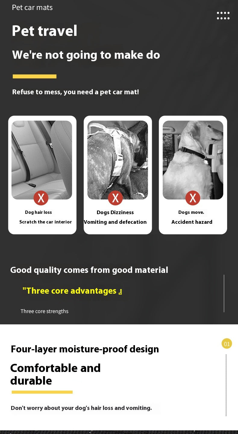 Pet Supplies Rear Car And Dog Mat – view 9