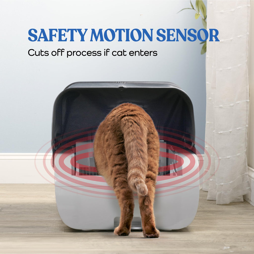 Smart Cat Litter Box with Wide Opening and Self-Cleaning Feature – view 11