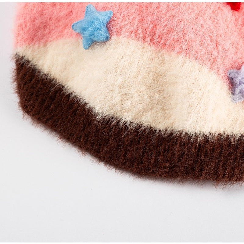 Rainbow Striped Pet Sweater – view 7