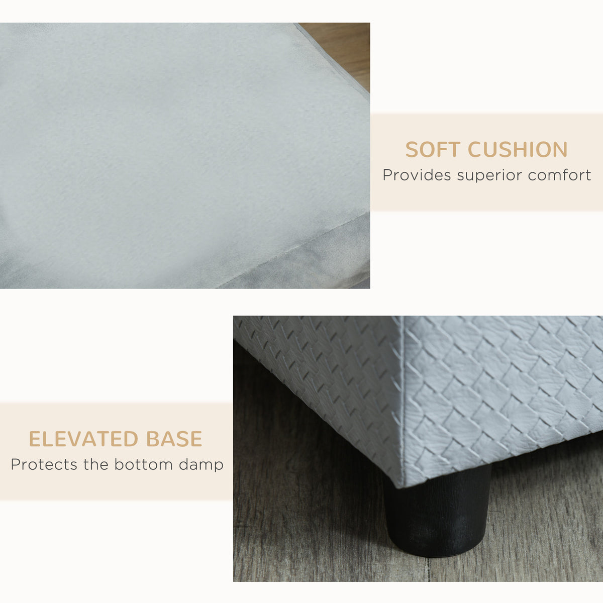 Luxury Fancy Dog Couch with Hidden Storage – view 7