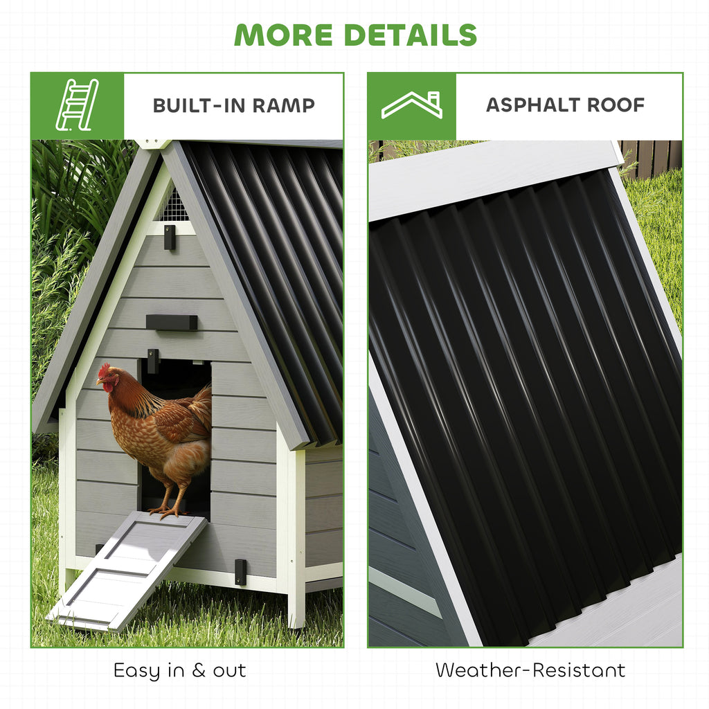 Chicken Coop for 2 Chickens with Nesting Box – view 9