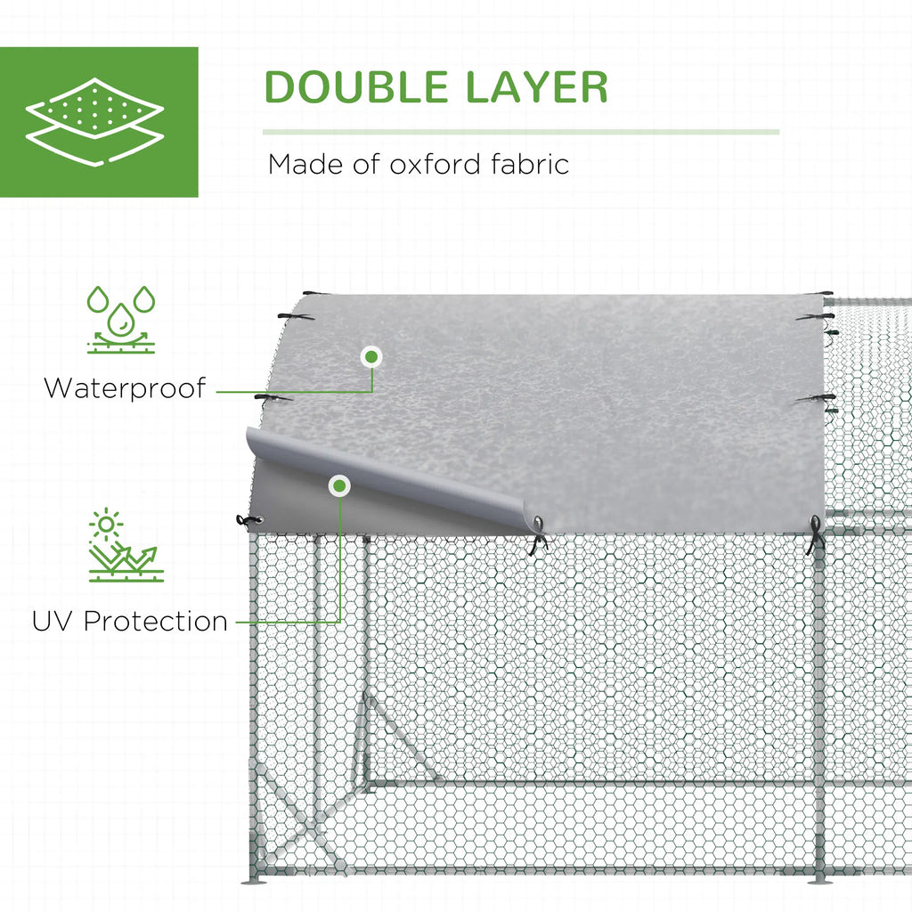 Large Walk-In Chicken Coop with UV Protection – view 7