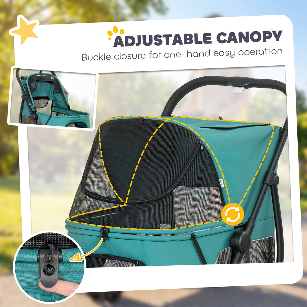 3 Wheel Pet Stroller for Medium Dogs – view 8