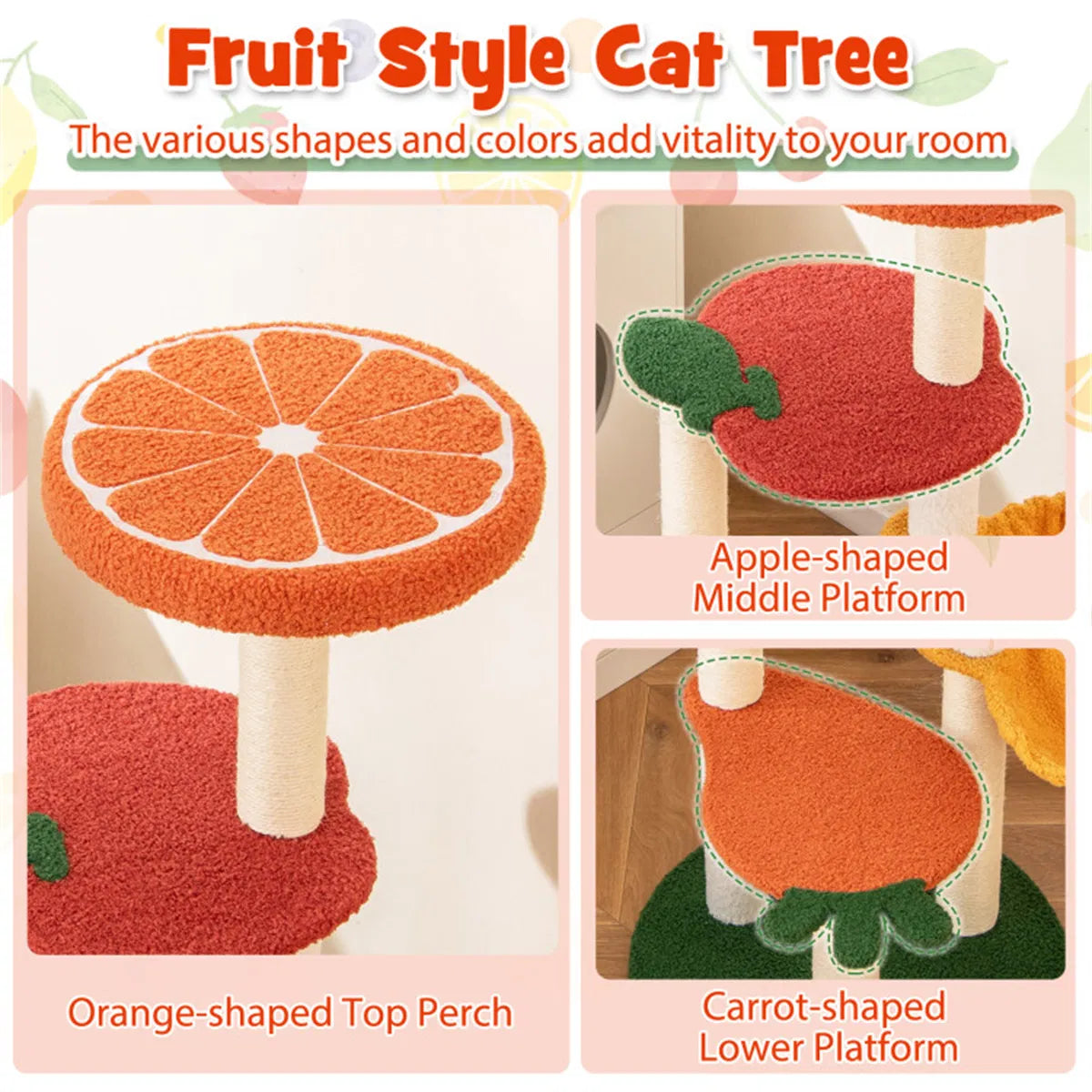 Cat Tree Pet Activity Center Cat Apartment – view 7