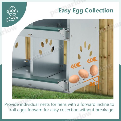 8 Compartment Chicken Nesting Boxes for Egg Laying – view 5
