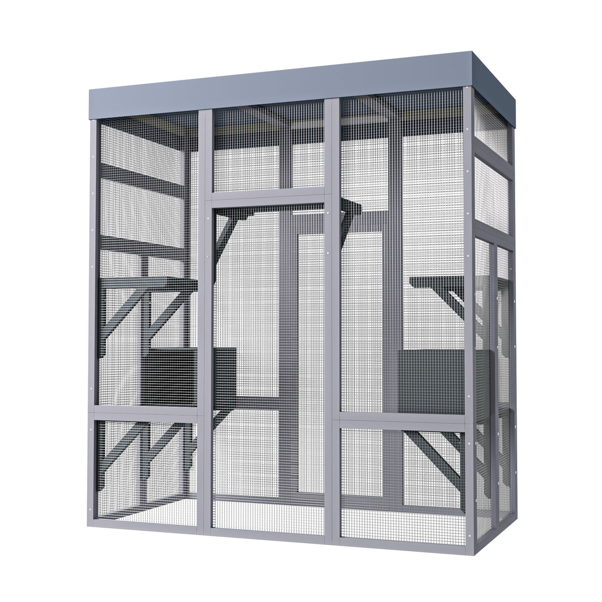 Large Wooden Catio with Waterproof Roof – view 9