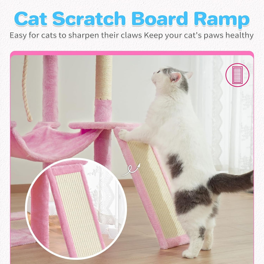 ABCPET 63-inch Multi-level Cat Climbing Frame – view 9