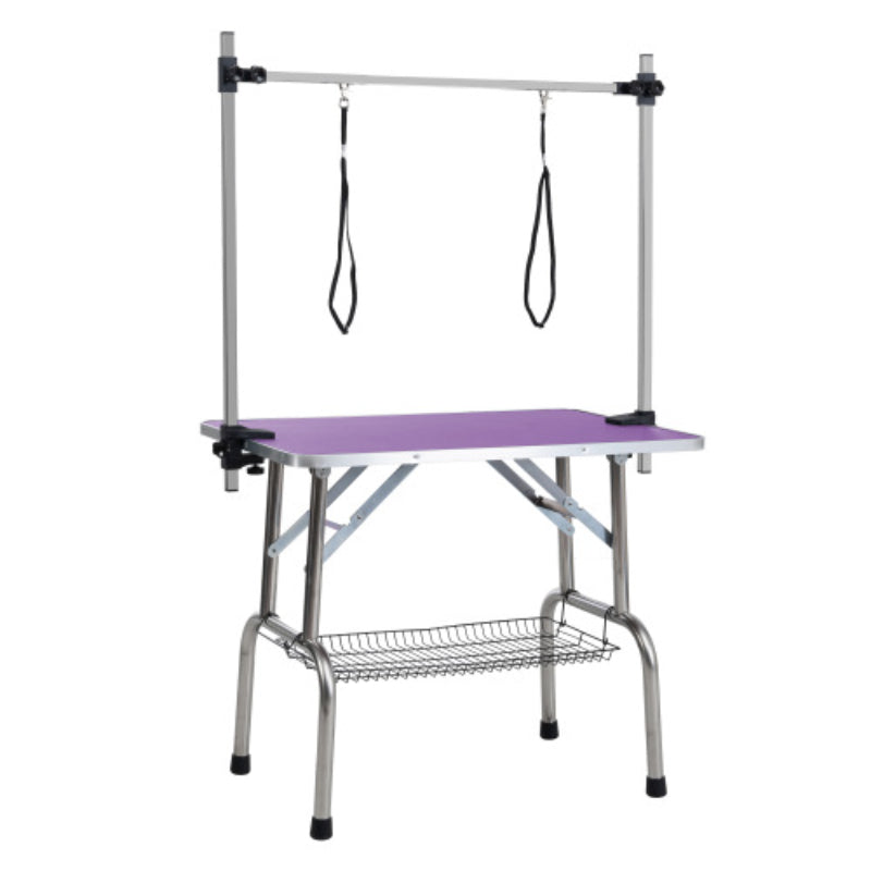 Dog Pet Grooming Table Stainless Steel Frame Rubber Pads – view 11