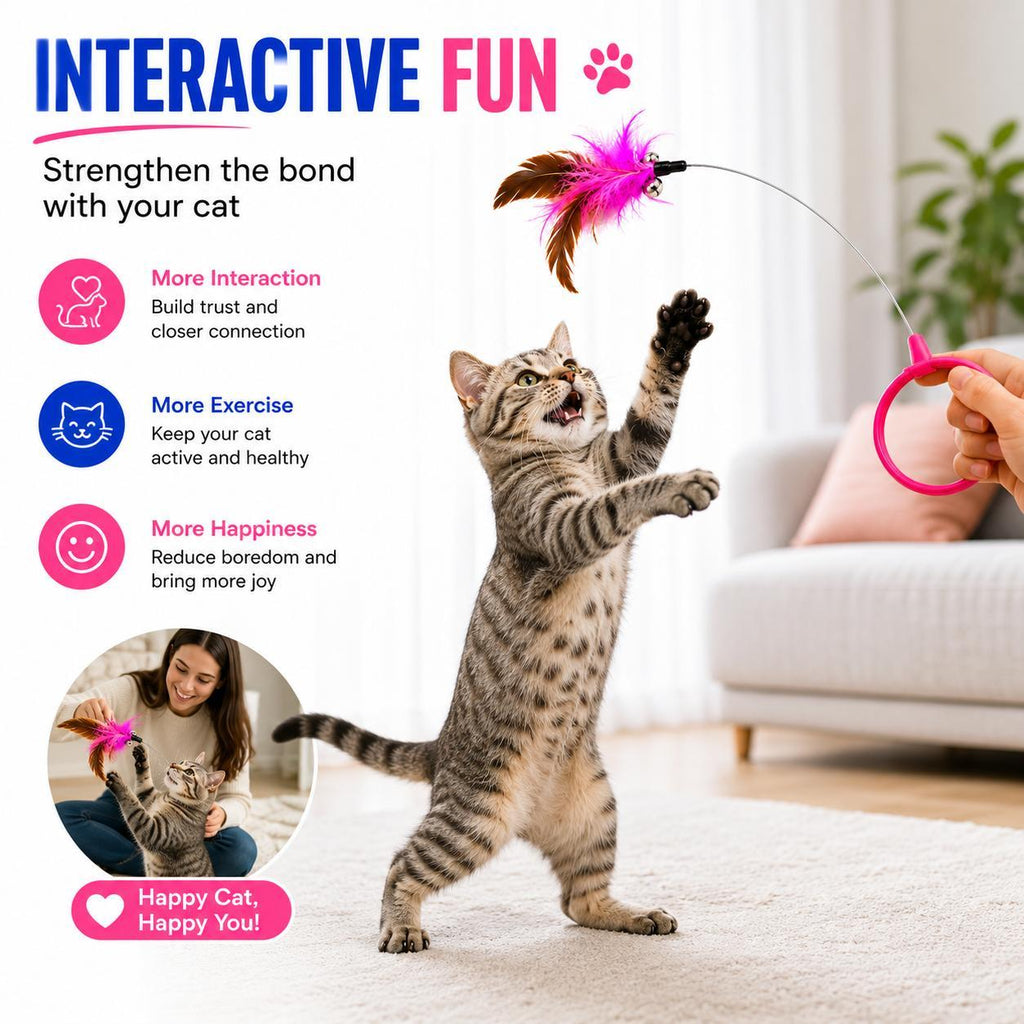 Wearable Cat Feather Collar Toy – view 8
