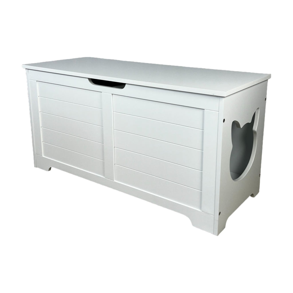 Top Open Cat Litter Box Fence Furniture for Multi-Purpose Use – view 11