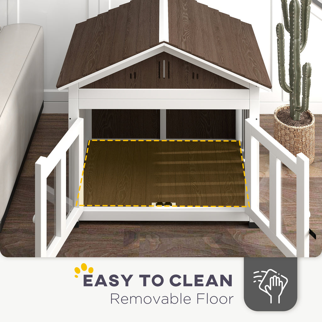 Wooden Dog House with Air Vents – view 7