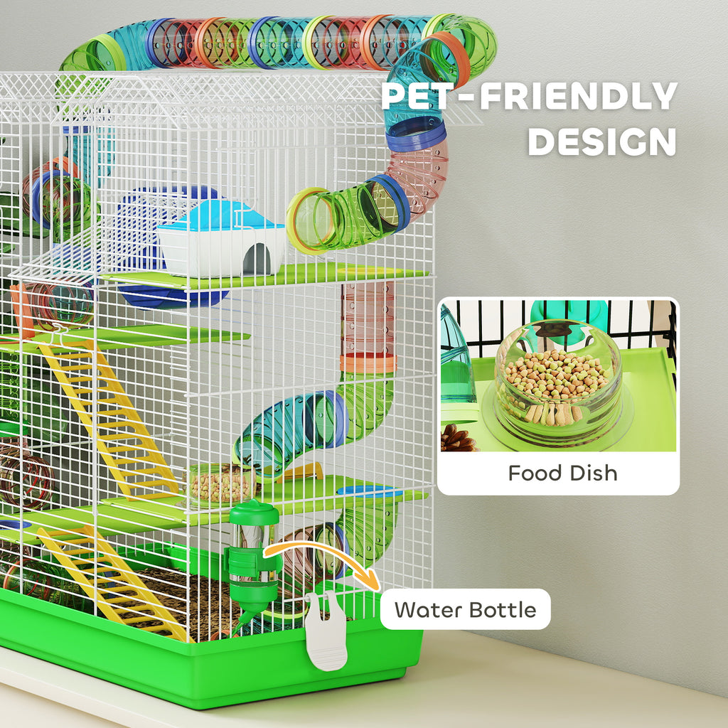 5-Tier Hamster Cage with Tubes and Accessories – view 9