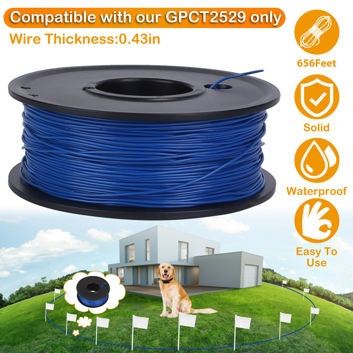 Electric Dog Fence System for Safe Boundary Training – view 10