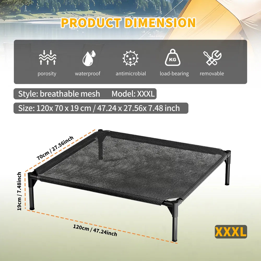 Elevated Breathable Mesh Pet Bed for Comfort and Cooling – view 8