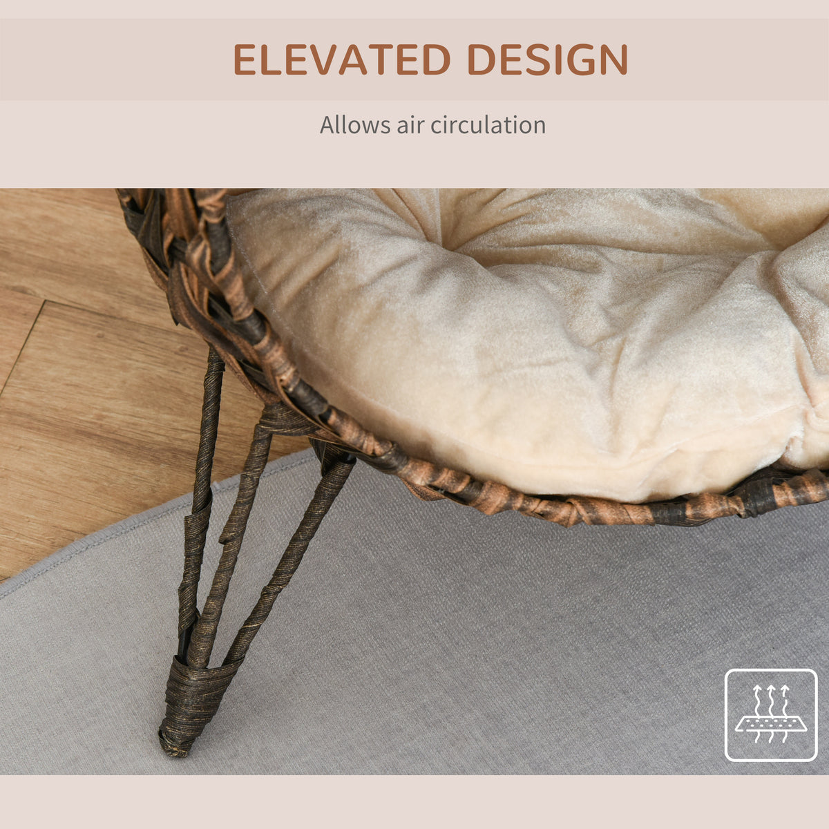 Weaved Cat Bed with Cushion for Comfort and Play – view 9