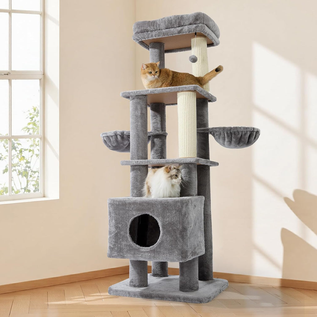 Large Cat Tree with Washable Perch for Medium to Large Cats – view 16