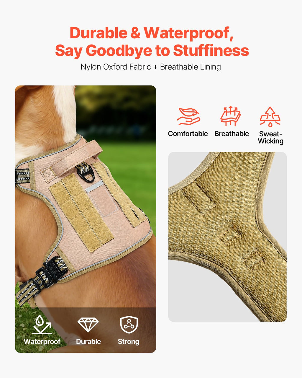 No Pull Tactical Dog Harness – view 10