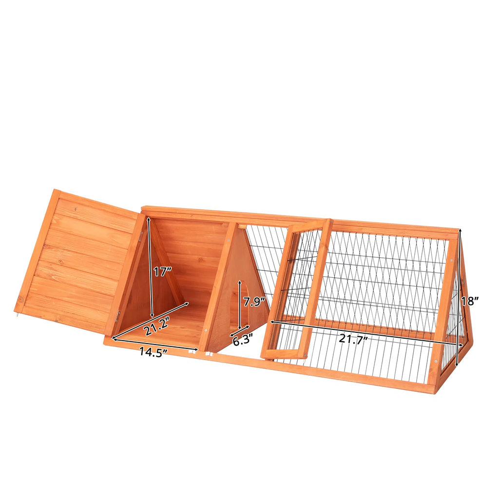 Wooden Rabbit and Guinea Pig Hutch for Small Animals – view 10