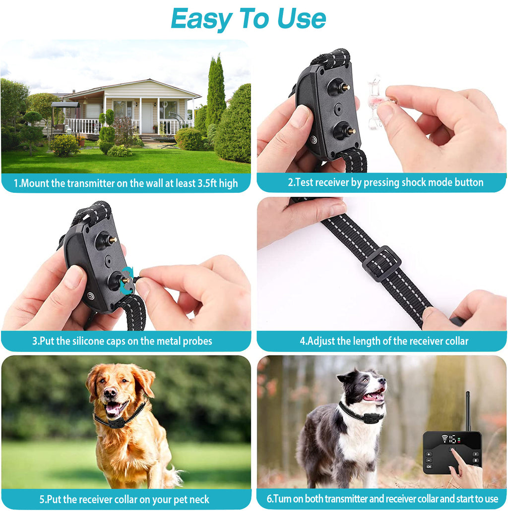 Wireless Electric Dog Fence and Training Collar System – view 14