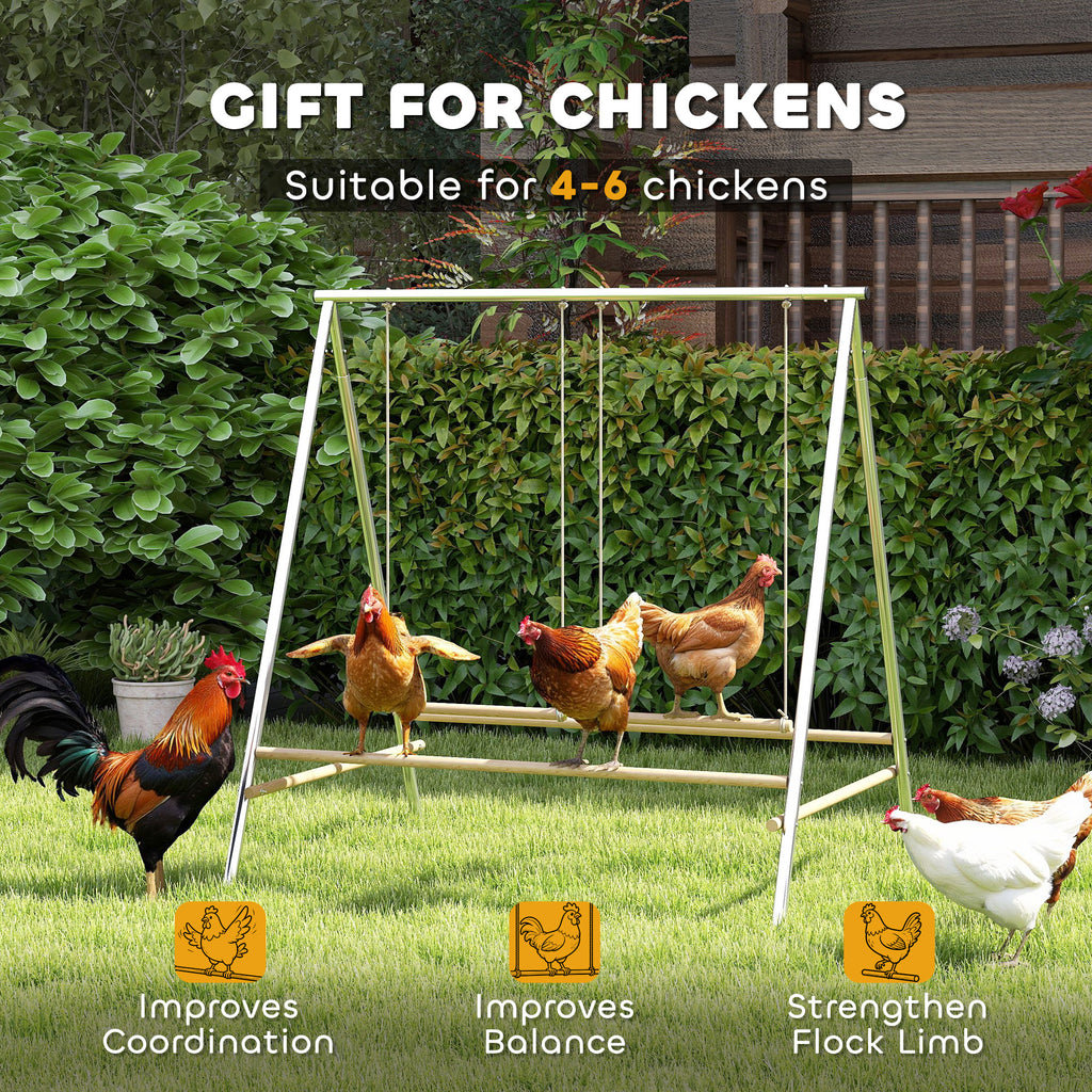 Chicken Perch with Swings for Happy Chickens – view 7