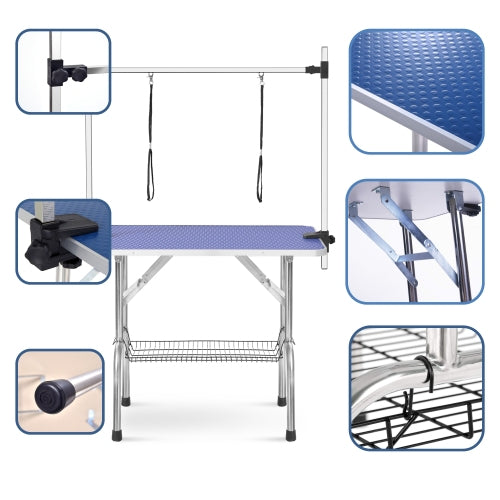 Large Pet Grooming Table With Adjustable Arms and Clips – view 9