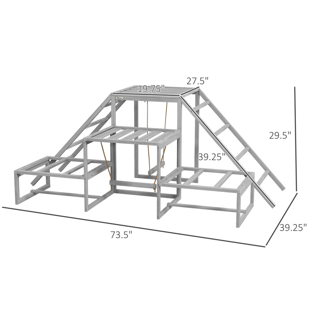 Chicken Roost Toys with Swings and Platforms for Poultry – view 8