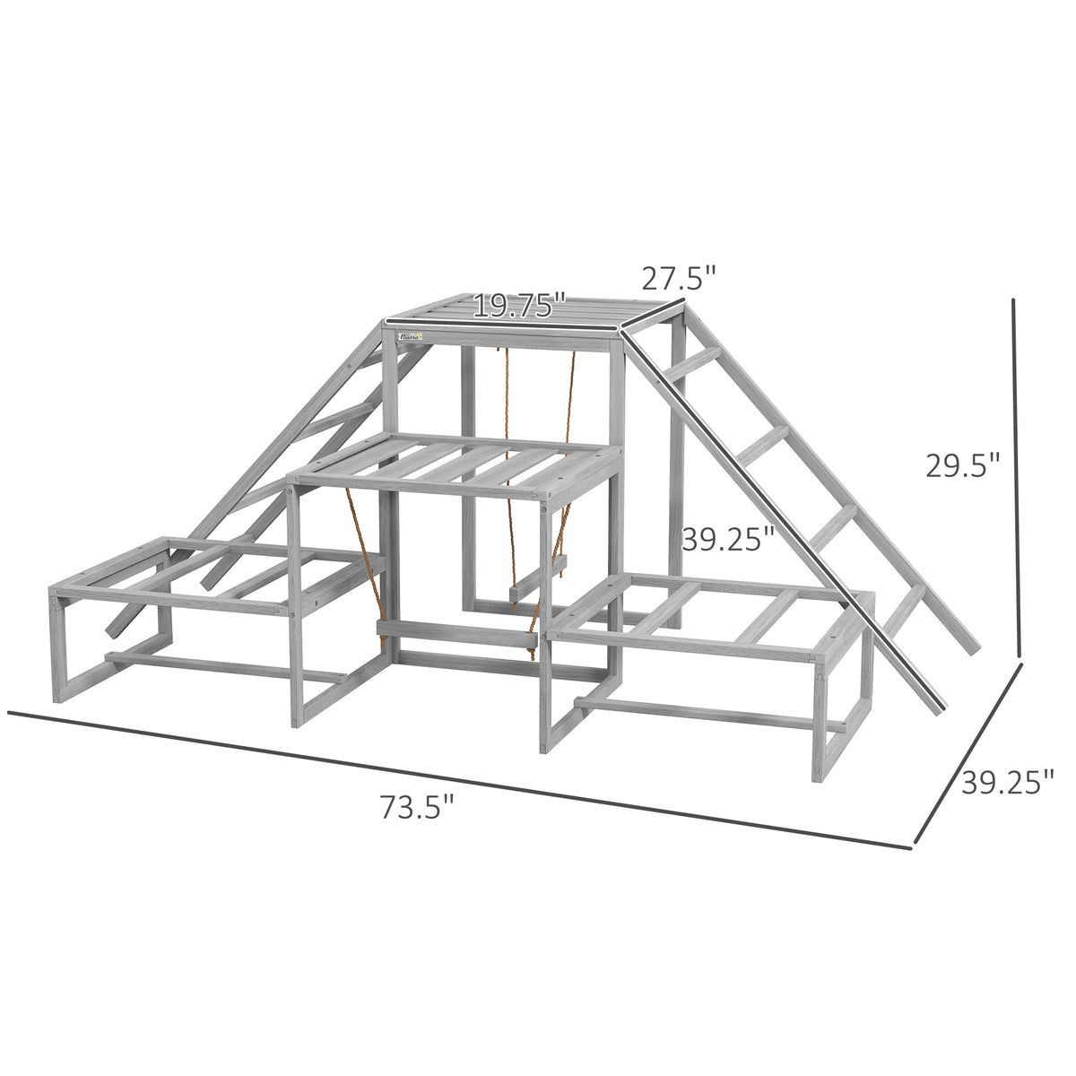 Chicken Roost Toys with Swings and Platforms for Poultry – view 8