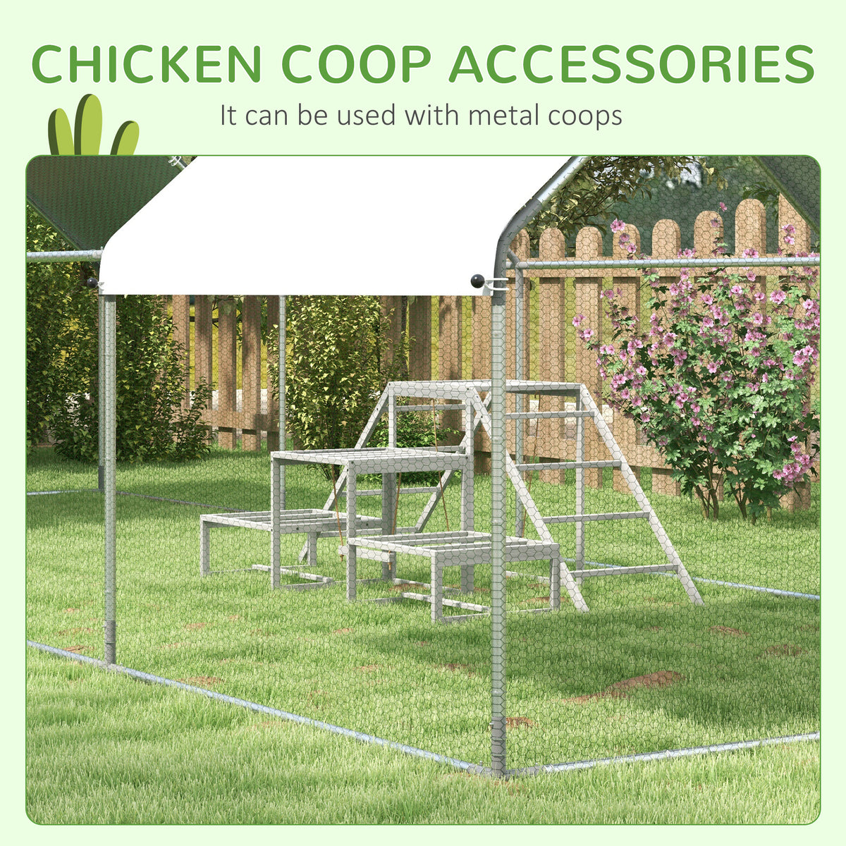 Chicken Roost Toys with Swings and Platforms for Poultry – view 9