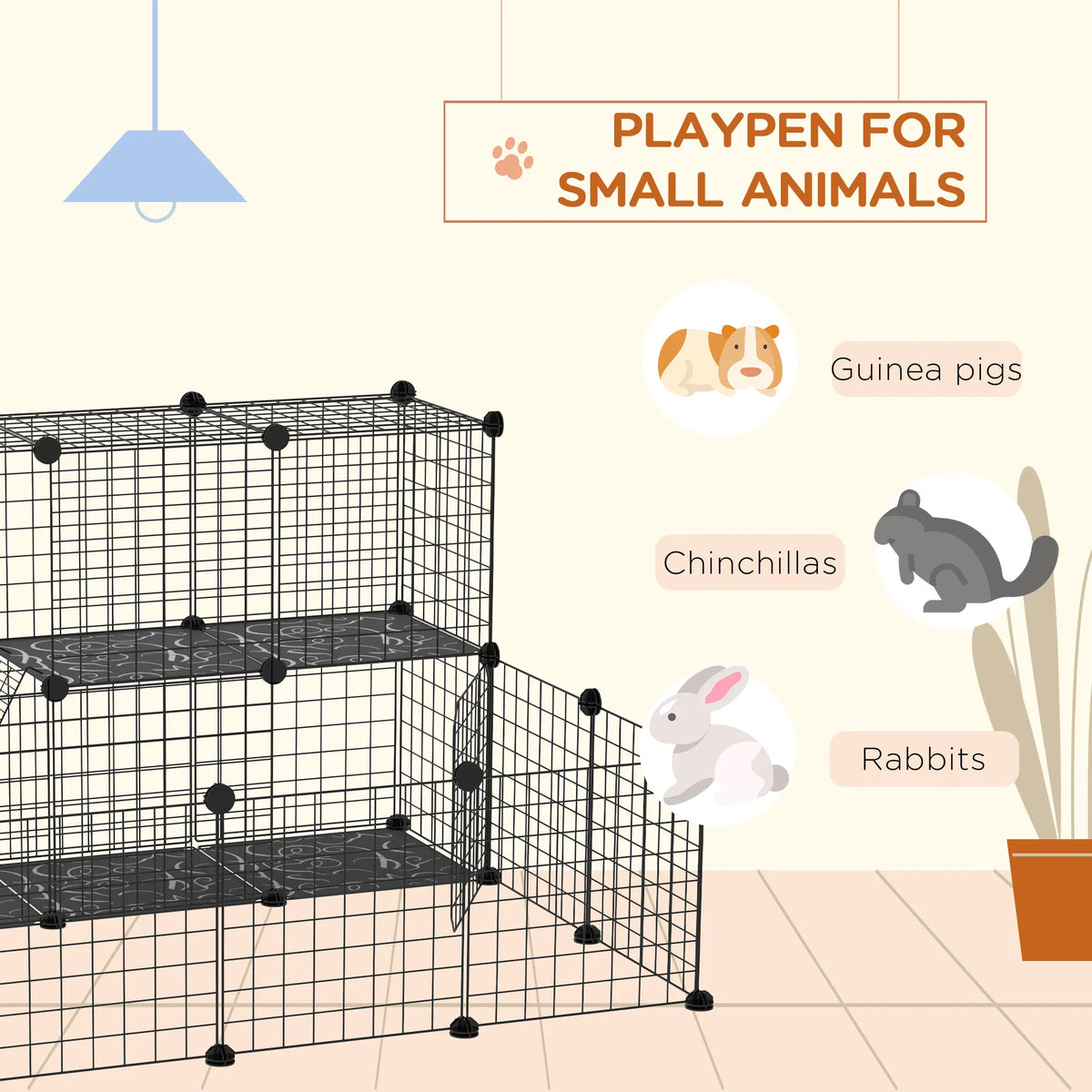 Small Animal Playpen for Rabbits and Guinea Pigs – view 7