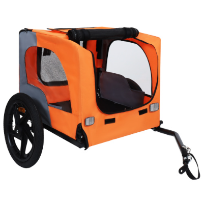 Collapsible Pet Bike Trailer with All-Terrain Wheels – view 8