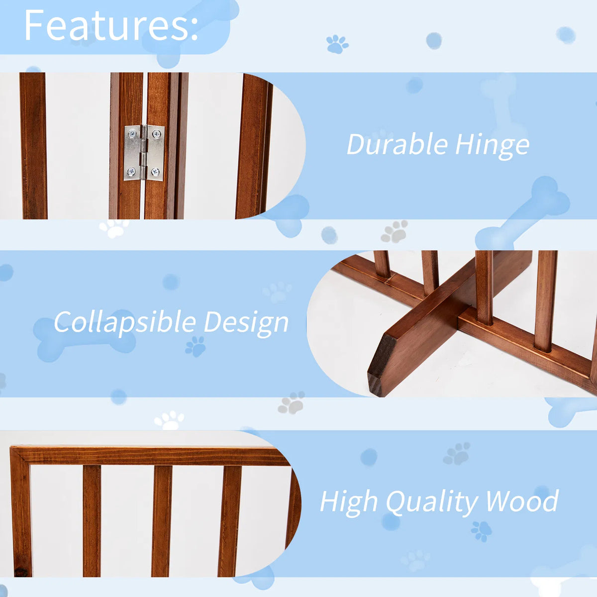 The Wooden Dog Fence Brown – view 12
