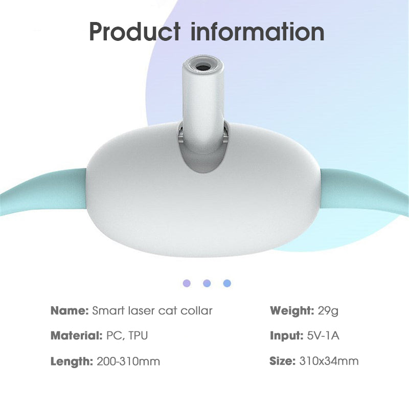 Automatic Cat Toy Smart Laser Collar USB Charging Interactive Training Toy – view 7