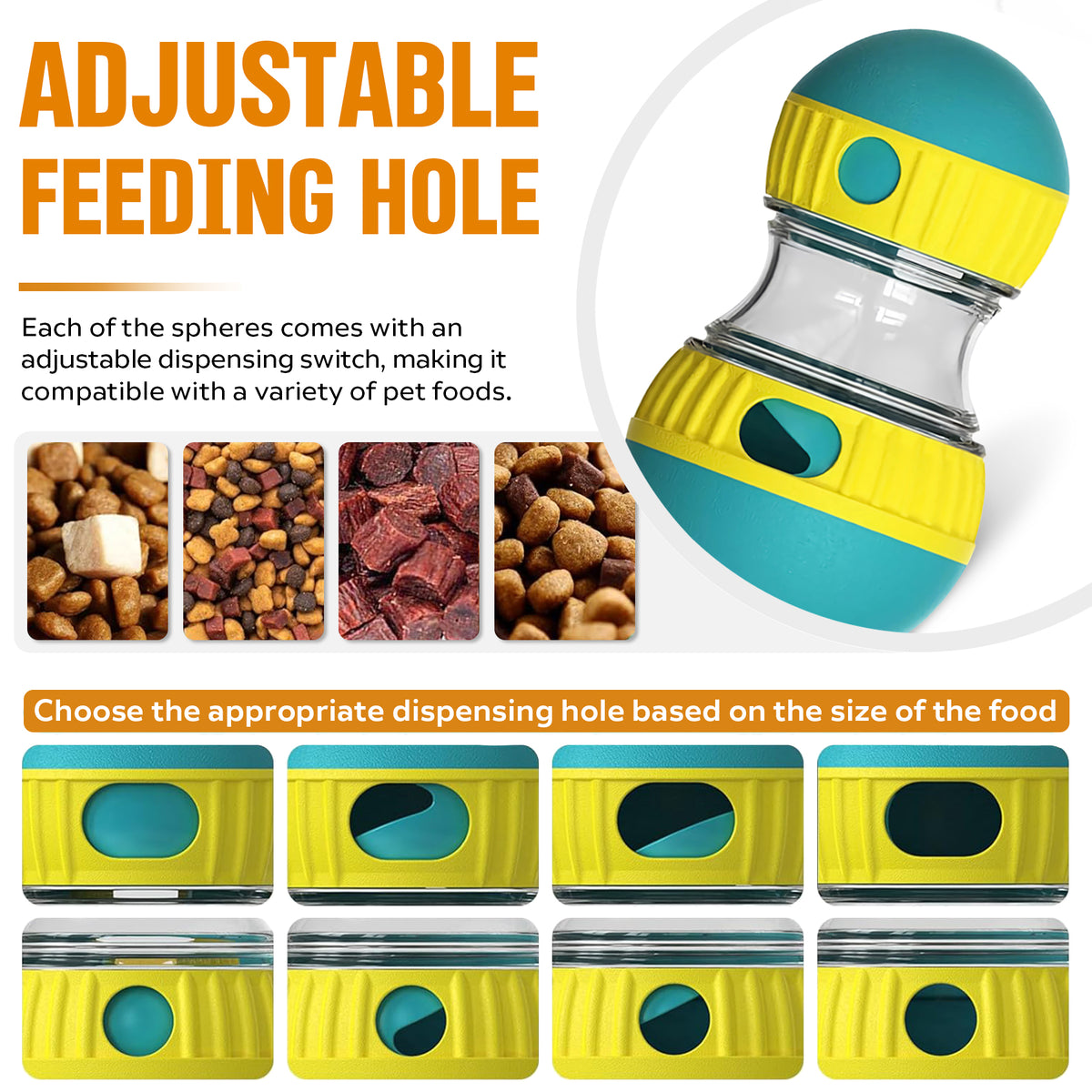 Treat-Dispensing Dog Puzzle Ball