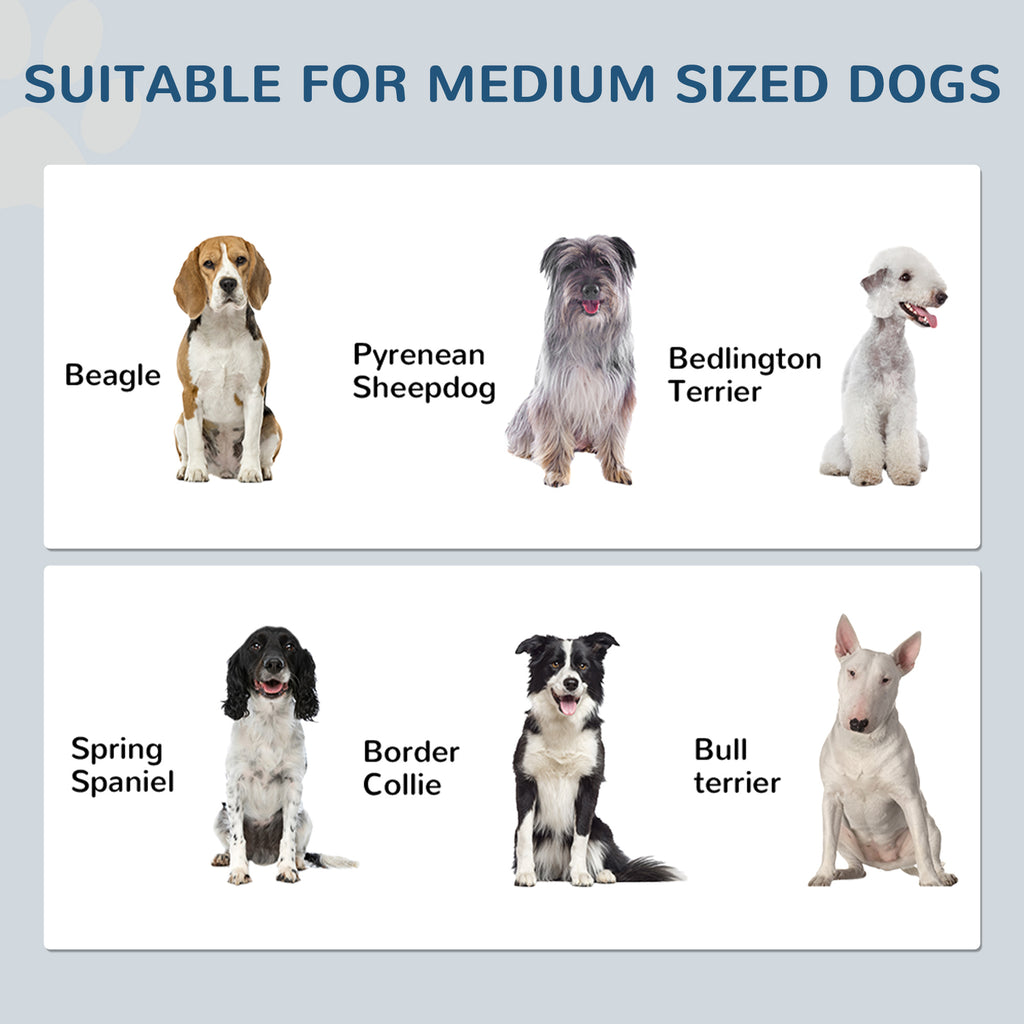 Dog Feeding Station with Storage Cabinet and Adjustable Bowls – view 8