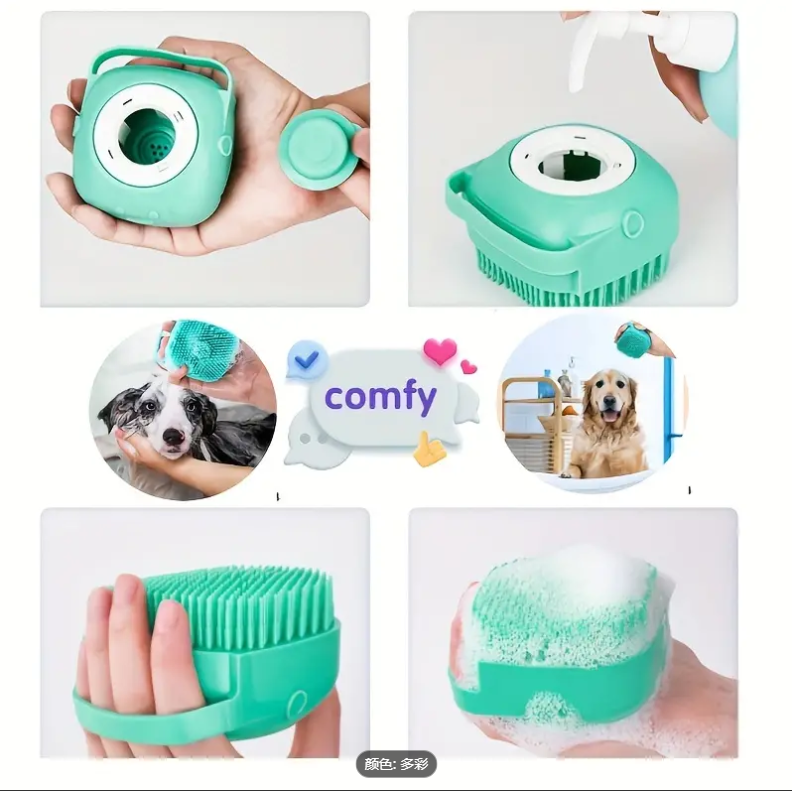 7-Piece Pet Grooming Kit with Self-Cleaning Brush