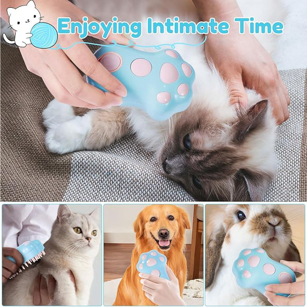 Rechargeable Steam Cat Brush for Grooming and Shedding – view 7
