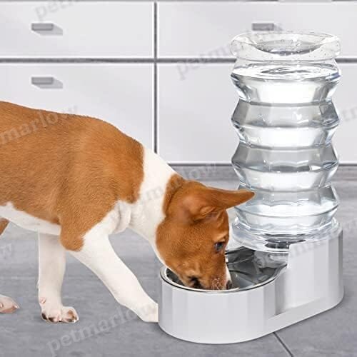 8L Pet Waterer Gravity Stainless Steel Water Dispenser – view 3