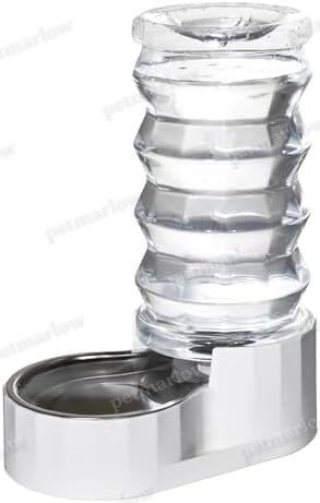 8L Pet Waterer Gravity Stainless Steel Water Dispenser – view 6