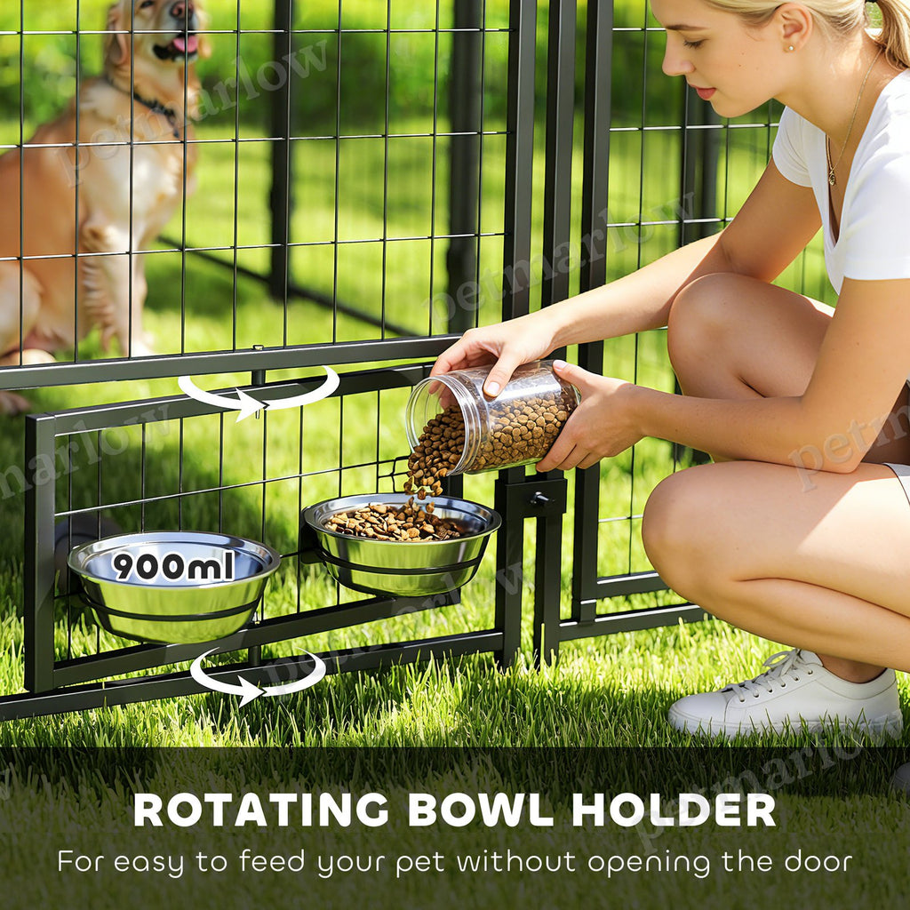 9.8 x 9.8 x 6 Outdoor Dog Kennel – view 4