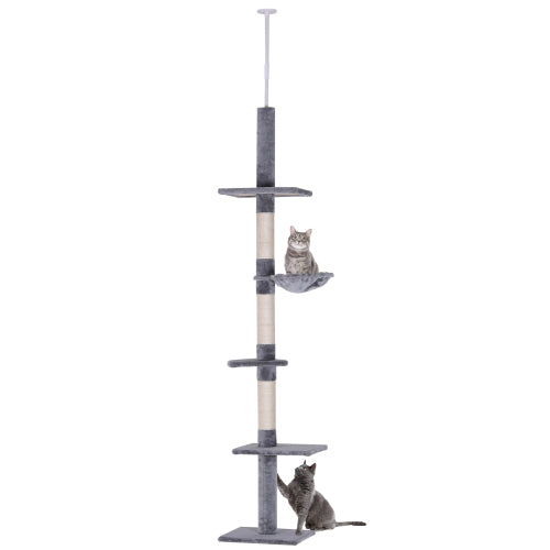 9 Foot Adjustable Height Cat Tree