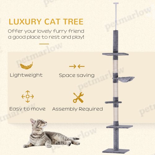 9 Foot Adjustable Height Cat Tree – view 3